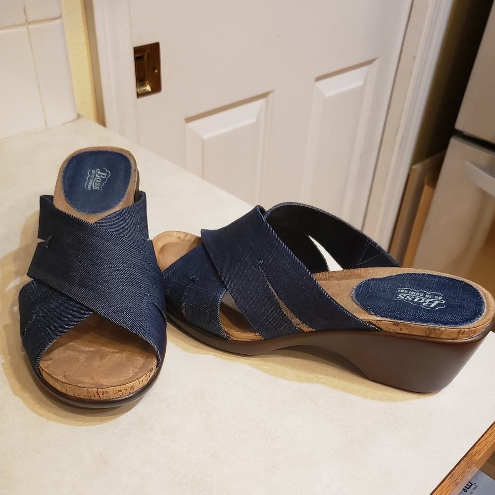 G.H. Bass & Co denim sandals